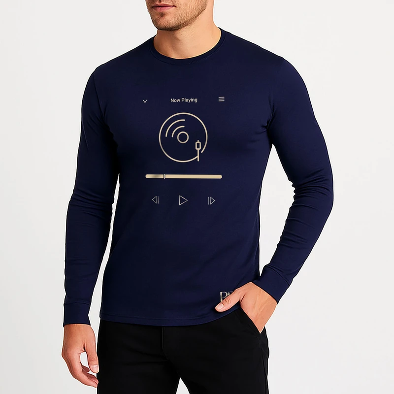 تی شرت آستین بلند مردانه رانژ مدل 22RA27D10M-2780-01