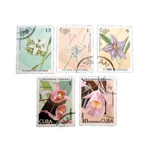 تمبر یادگاری مدل گل و گیاه کد DS4231 مجموعه 5 عددی