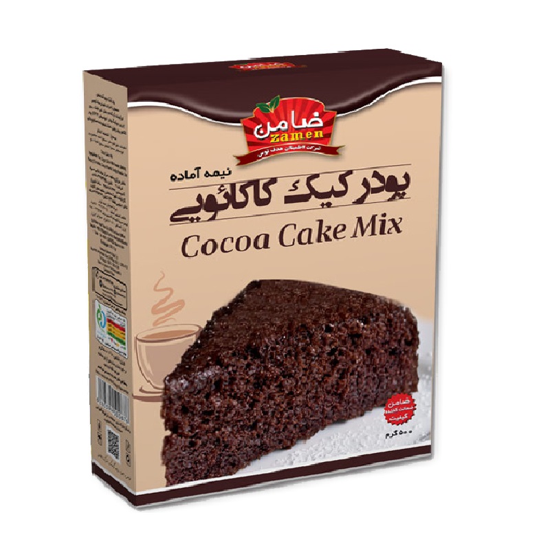پودر کیک کاکائویی ضامن - 500 گرم
