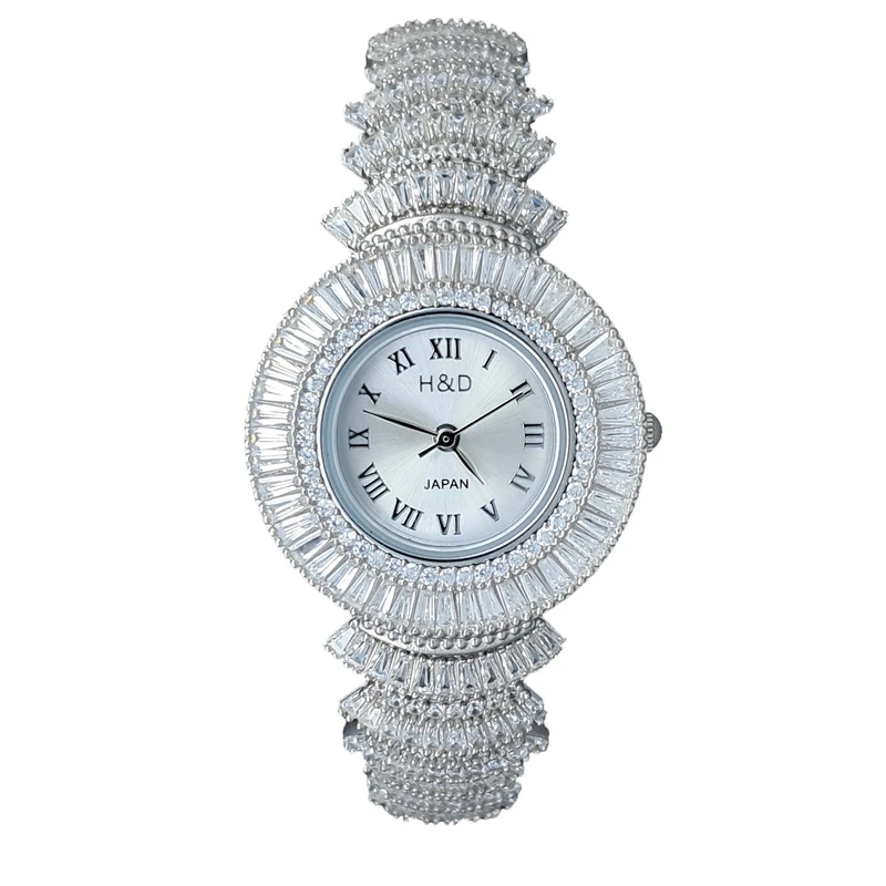 ساعت مچی عقربه‌ای نقره مکانیکی نقره زنانه مدل آریا SHL