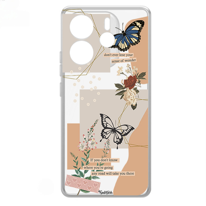 کاور طرح Butterfly مناسب برای گوشی موبایل شیائومی Redmi Note 14 4G