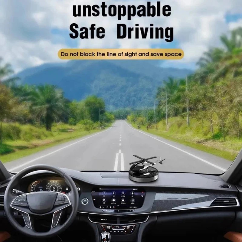 خوشبوکننده خودرو خورشیدی مدل هلیکوپتر کد KTP030_RED