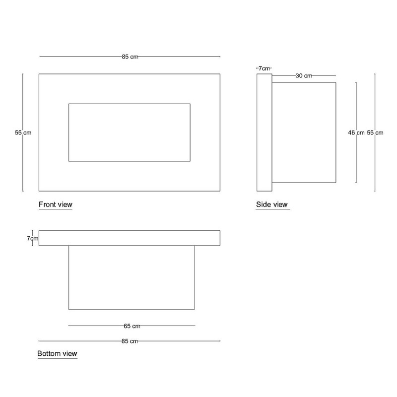 شومینه گازی شومینه بیستون مدل GF85.S