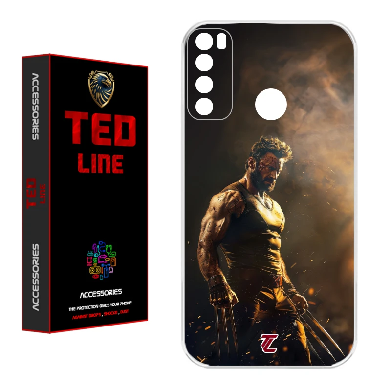 کاور تدلاین طرح ولورین کد 1204 مناسب برای گوشی موبایل شیائومی Redmi Note 8
