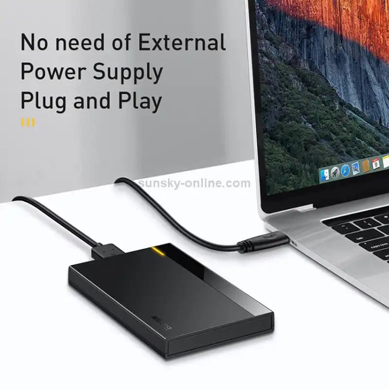 باکس تبدیل SATA به USB-C هارد دیسک 2.5 اینچی باسئوس مدل CAYPH-C01