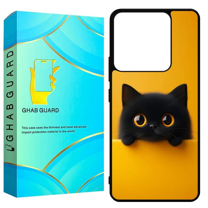 کاور قاب گارد طرح گربه مدل GN144 مناسب برای گوشی موبایل شیائومی Redmi Note 14 4G