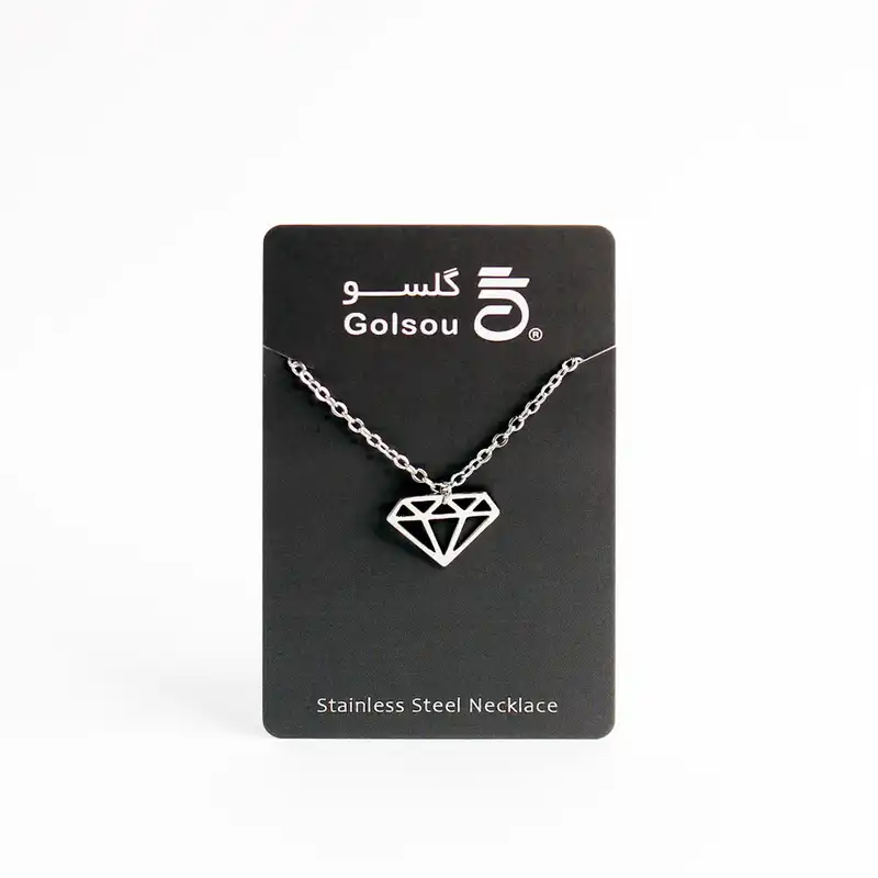 گردنبند زنانه گلسو مدل الماس