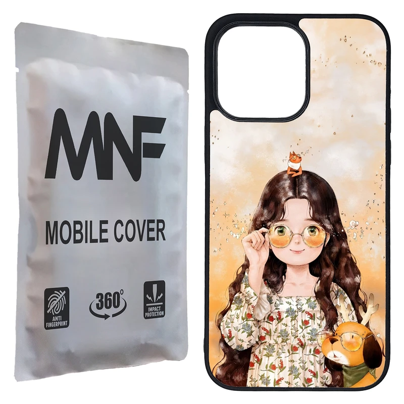 کاور ام ان اف طرح دخترانه کد P-261 مناسب برای گوشی موبایل اپل iPhone 14 Pro Max