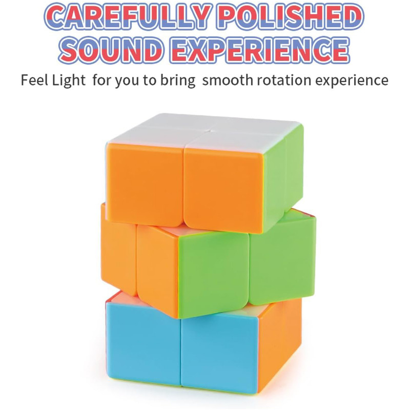 مکعب روبیک فنکسین مدل 223 استیکرلس FanXin 2×2×3