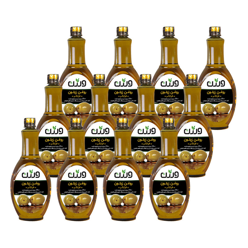 روغن زیتون فرابکر ورژن - ۰.۵ لیتر بسته 12 عددی