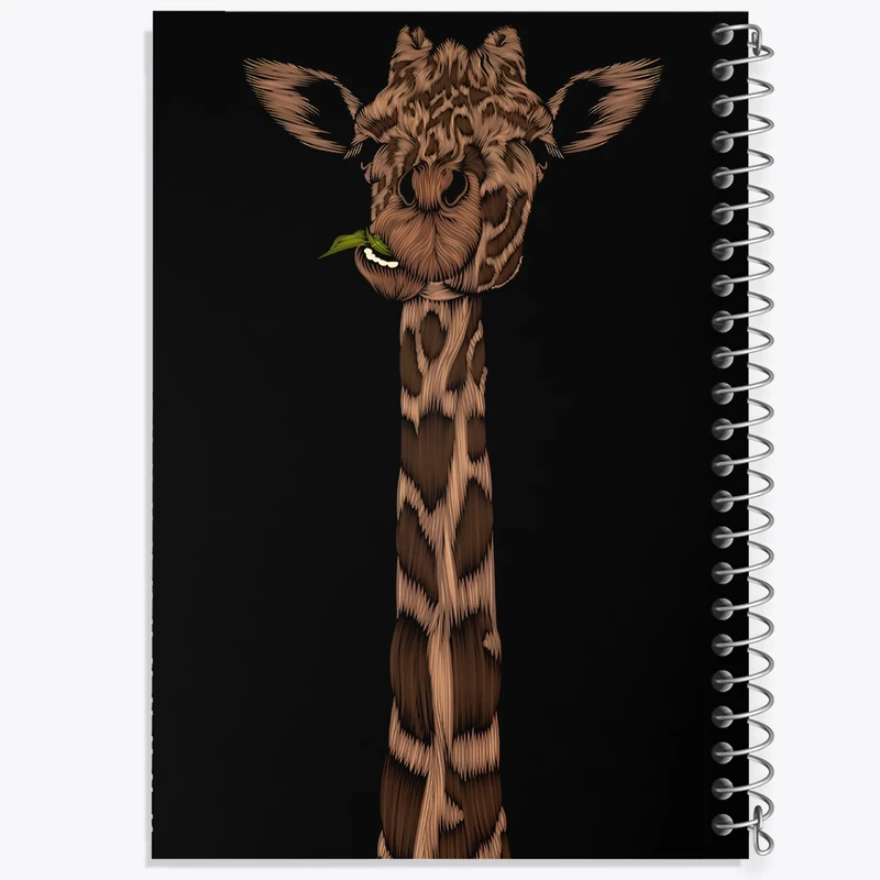 دفتر لیست خرید 50 برگ خندالو طرح زرافه بامزه کد F8157