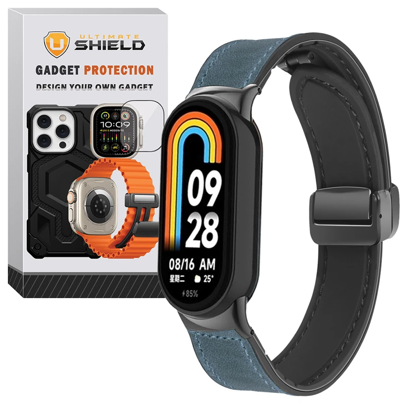 بند آلتیمیت شیلد مدل Smooth MGN مناسب برای ساعت هوشمند شیائومی Mi Band 8/9/10 (12mm)