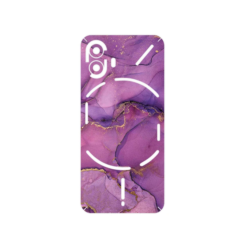 برچسب پوششی ماهوت مدل Purple Marble مناسب برای گوشی موبایل ناتینگ Phone 2