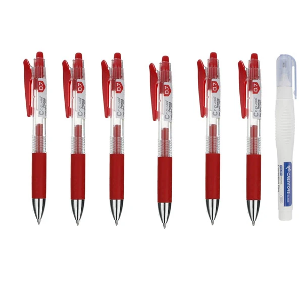 خودکار 0.7 میلی متری  سی.کلاس مدل promise کد B7 به همراه غلط گیر مجموعه 7 عددی