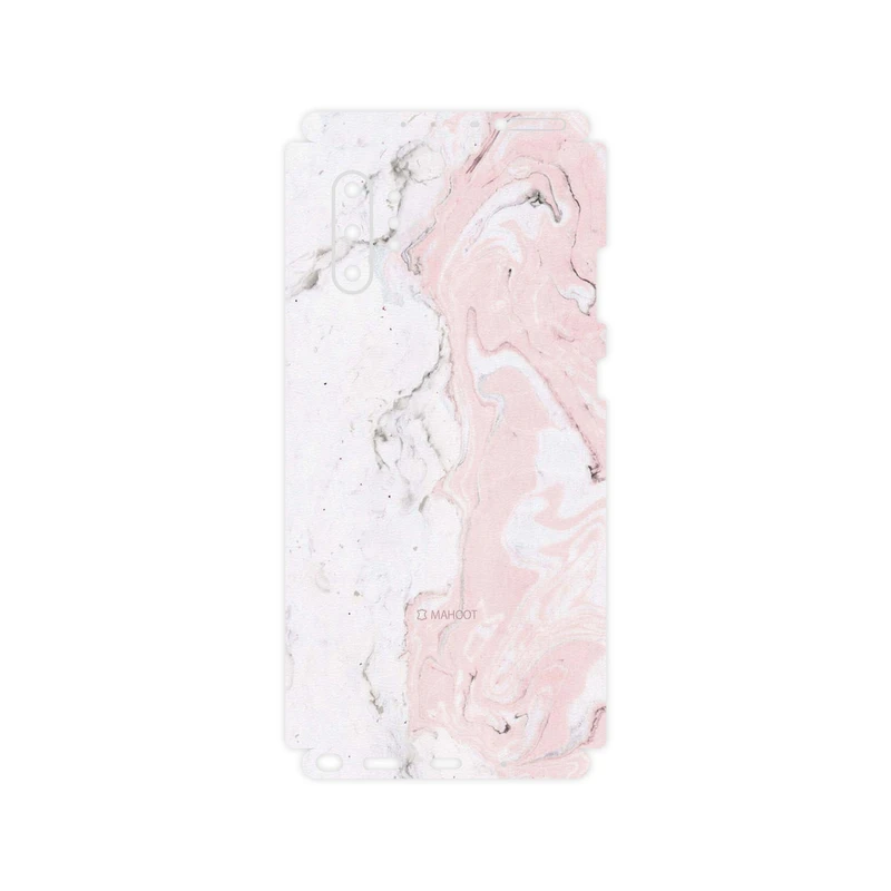 برچسب پوششی ماهوت مدل Blanco-Pink-Marble-FullSkin مناسب برای گوشی موبایل سامسونگ Galaxy Note10Plus