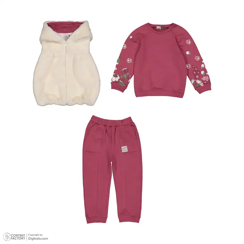 ست 3 تکه لباس نوزادی ایندیگو مدل 140323611