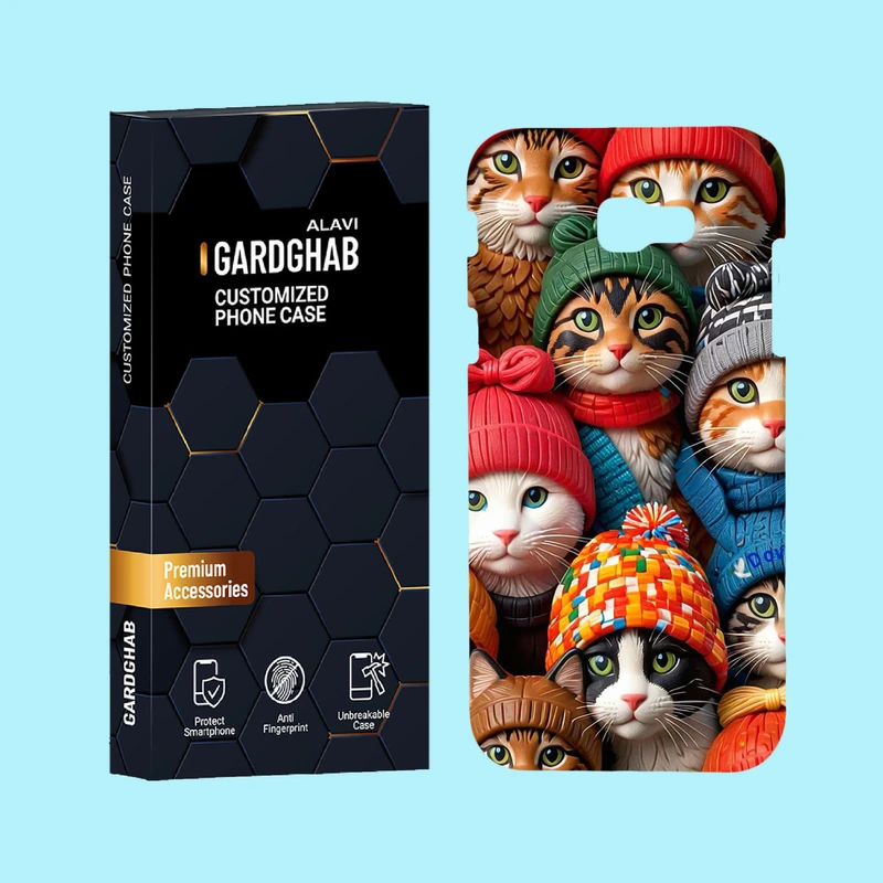 کاور گارد قاب علوی مدل حیوانات مناسب برای گوشی موبایل سامسونگ Galaxy A720 / A7 2017