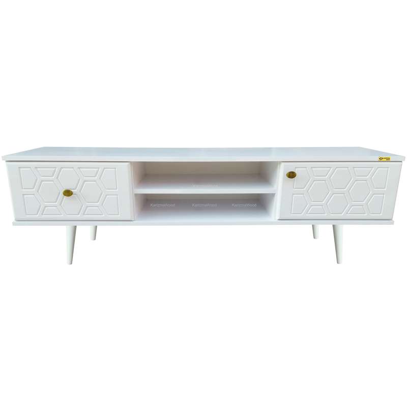 میز تلویزیون کاریزما چوب مدل W_214