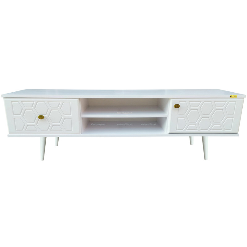 میز تلویزیون کاریزما چوب مدل W_214