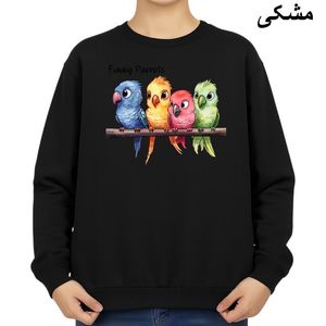 سویشرت زنانه مدل پرنده ها کد v1