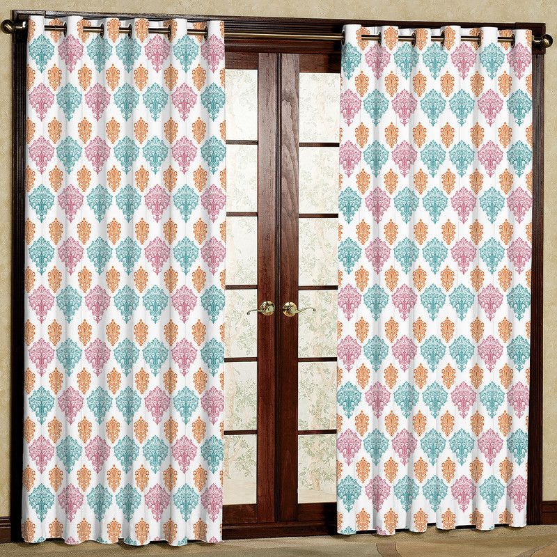  پرده مدل مخمل پانچی کد 4890 سایز 140x280 سانتی متر
