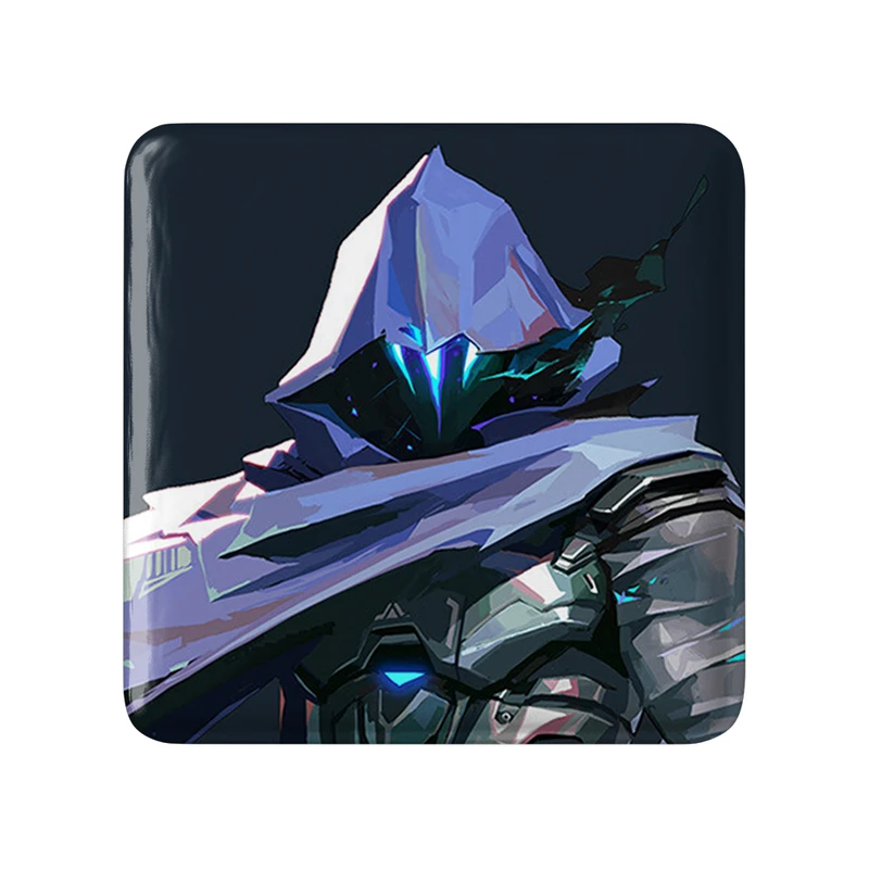 مگنت خندالو طرح بازی ولورانت (Valorant) مدل مربعی کد 33119