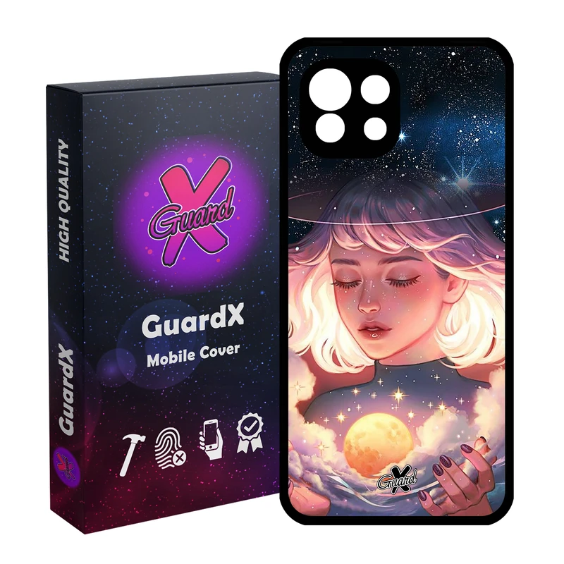 کاور گارد ایکس طرح Girl مدل Glass10059 مناسب برای گوشی موبایل شیائومی Mi 11 Lite