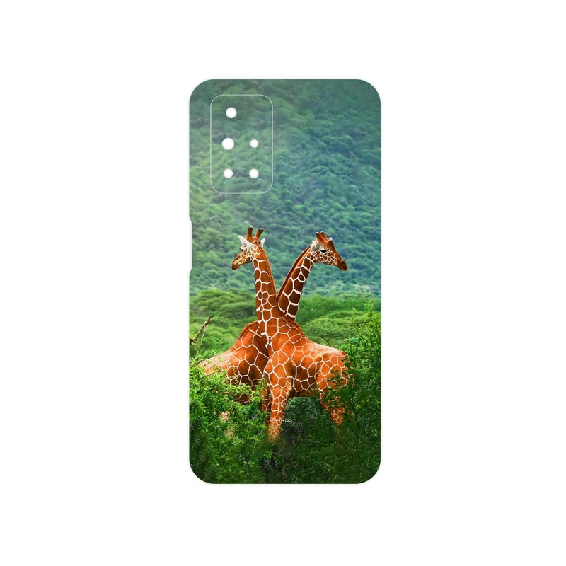 برچسب پوششی ماهوت مدل Giraffe مناسب برای گوشی موبایل شیائومی Redmi 10
