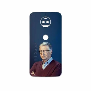 MAHOOT Bill Gates Cover Sticker for Motorola Moto G5S Plus