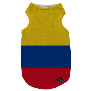 لباس سگ و گربه 27 طرح Colombia Dog کد MH757 سایز M