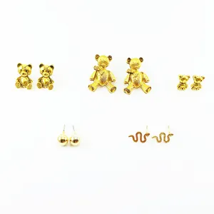 گوشواره زنانه مدل P13 مجموعه 5 عددی