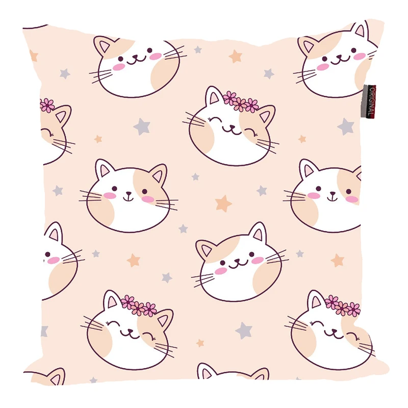 کوسن ناریکو مدل فانتزی طرح گربه کد 01046