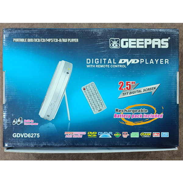 پخش کننده DVD جیپاس مدل GDVD-6275