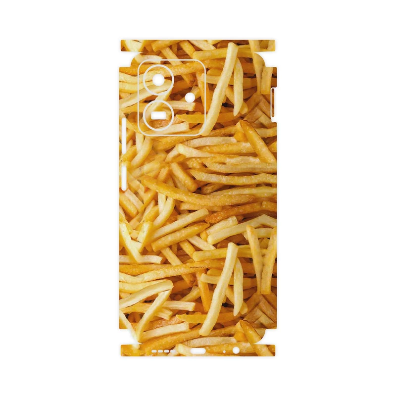 برچسب پوششی ماهوت مدل French fries-FullSkin مناسب برای گوشی موبایل آنر Play 10