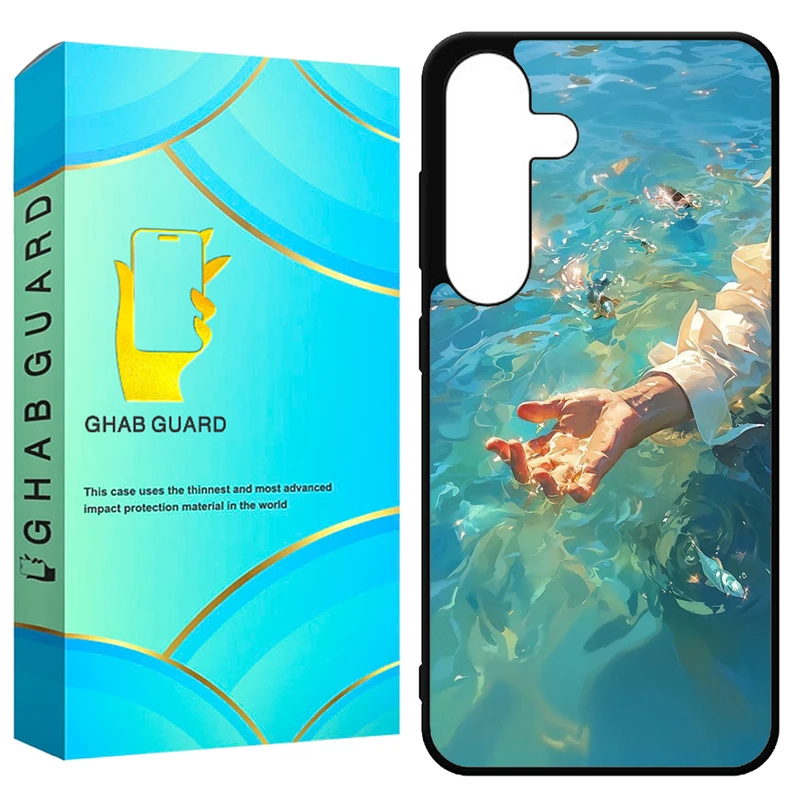 کاور قاب گارد طرح دست مدل GCHPS23F مناسب برای گوشی موبایل سامسونگ Galaxy S23 FE