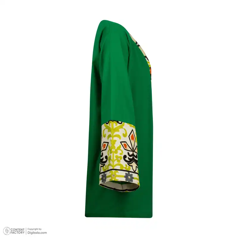 مانتو زنانه اطلس مدل بخارا دوزی شده هندی