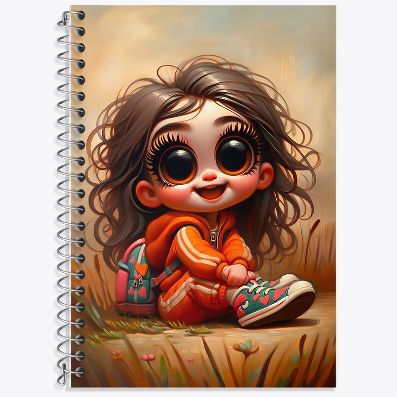 دفتر نت موسیقی 50 برگ خندالو طرح دخترانه کد F6672