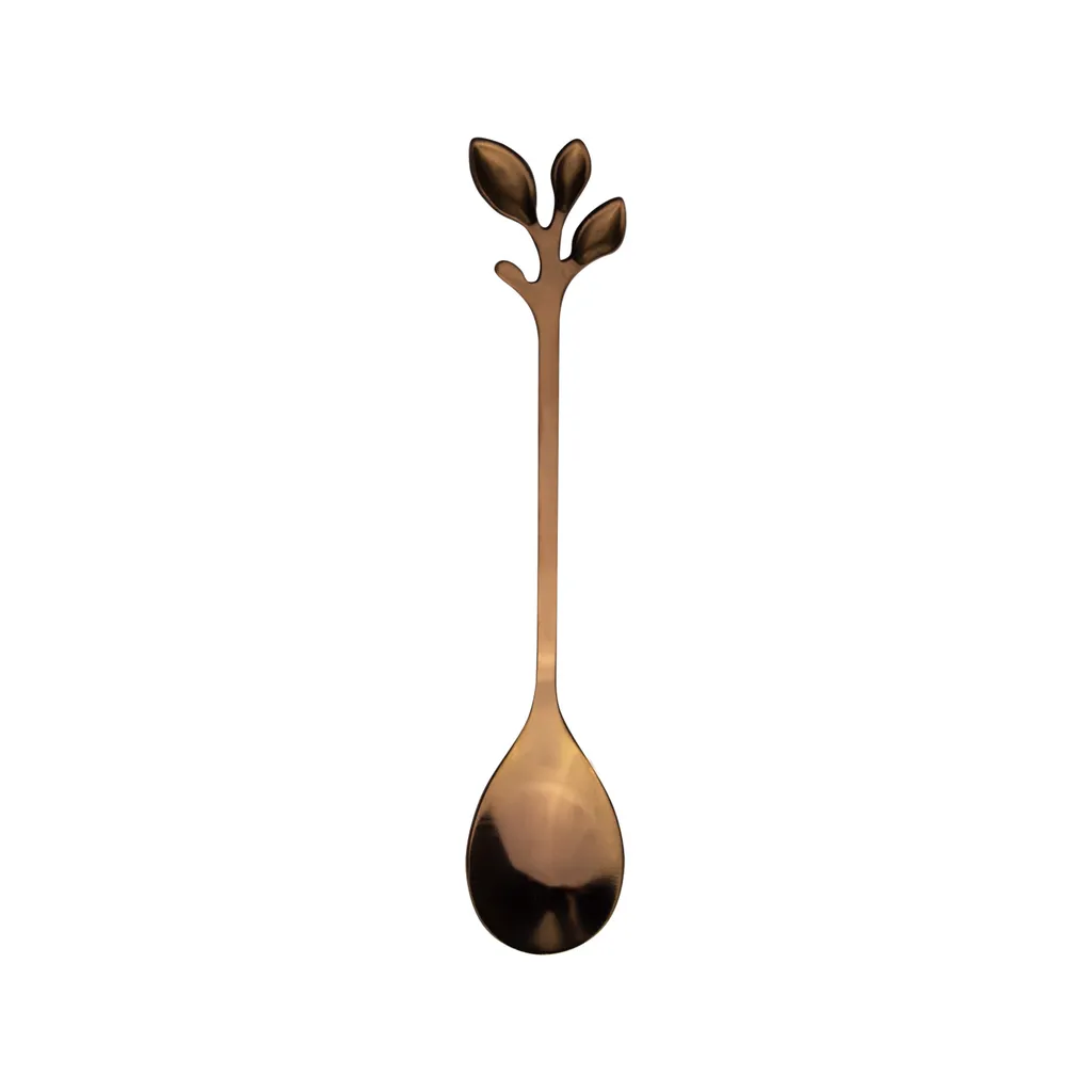 قاشق چای خوری مدل برگ کد 501 بسته 6 عددی