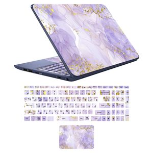 نقد و بررسی استیکر لپ تاپ مدل marbel کد 12 مناسب برای لپ تاپ 15 تا 17 اینچ به همراه برچسب حروف فارسی کیبورد توسط خریداران