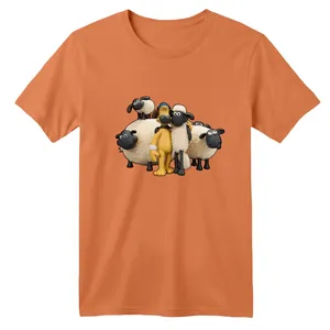 تی شرت آستین کوتاه بچگانه مدل بره های ناقلا رنگ گلبهی