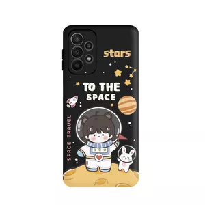 کاور طرح   دختر فضانورد کد FF253 مناسب برای گوشی موبایل سامسونگ Galaxy A53
