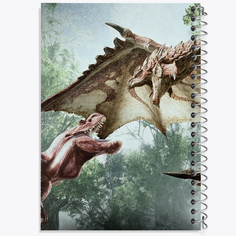 دفتر نت موسیقی 50 برگ خندالو مدل بازی شکارچی هیولا (Monster Hunter) کد 33204