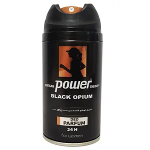 اسپری خوشبو کننده بدن زنانه ماتسان پاور تراپی مدل Black Opium حجم 150 میلی لیتر