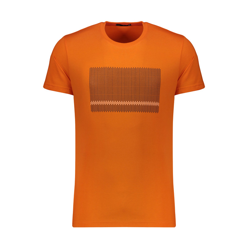 تی شرت آستین کوتاه مردانه باینت مدل 554-3 رنگ نارنجی