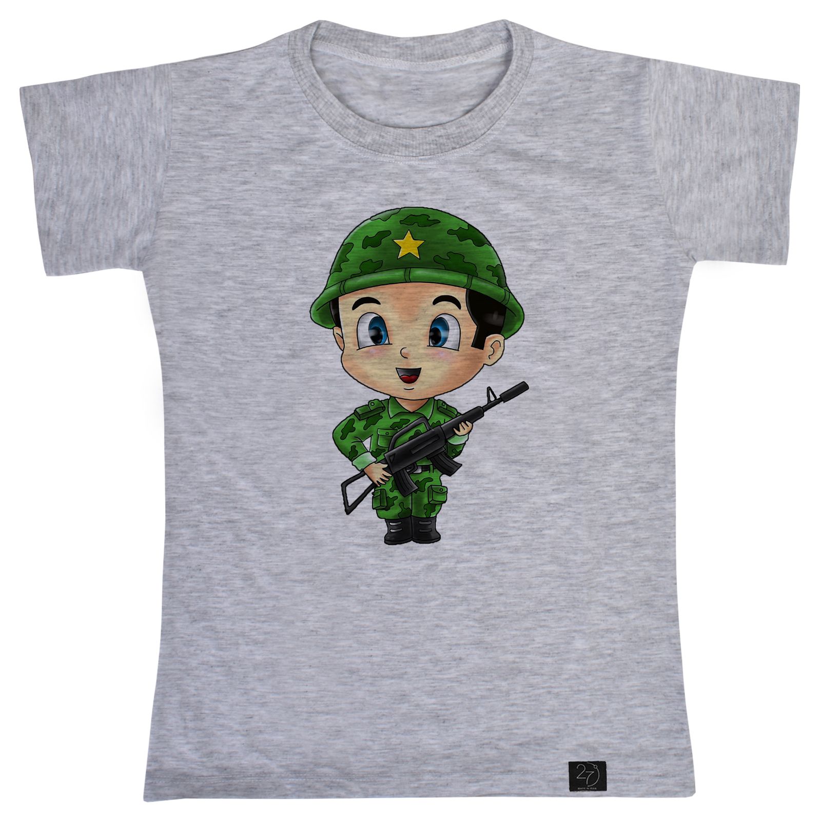 تی شرت پسرانه 27 طرح سرباز کد J03