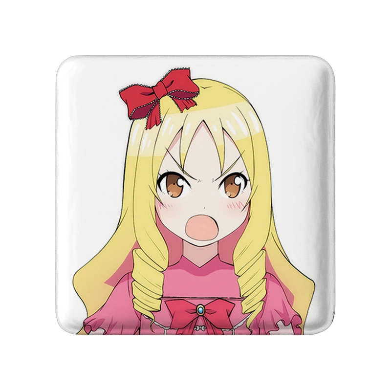 مگنت خندالو طرح یامادا الف انیمه ارومانگا سنسی Eromanga Sensei  مدل مربعی کد 22705