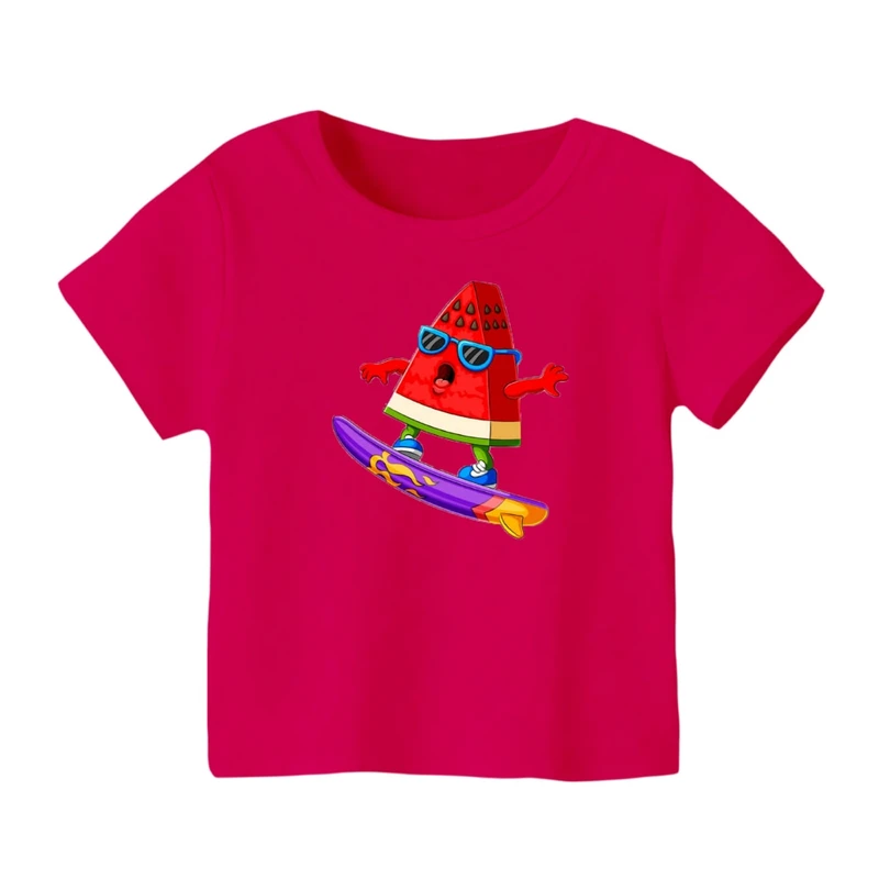 تی شرت آستین کوتاه بچگانه مدل هندوانه یلدایی کد 2