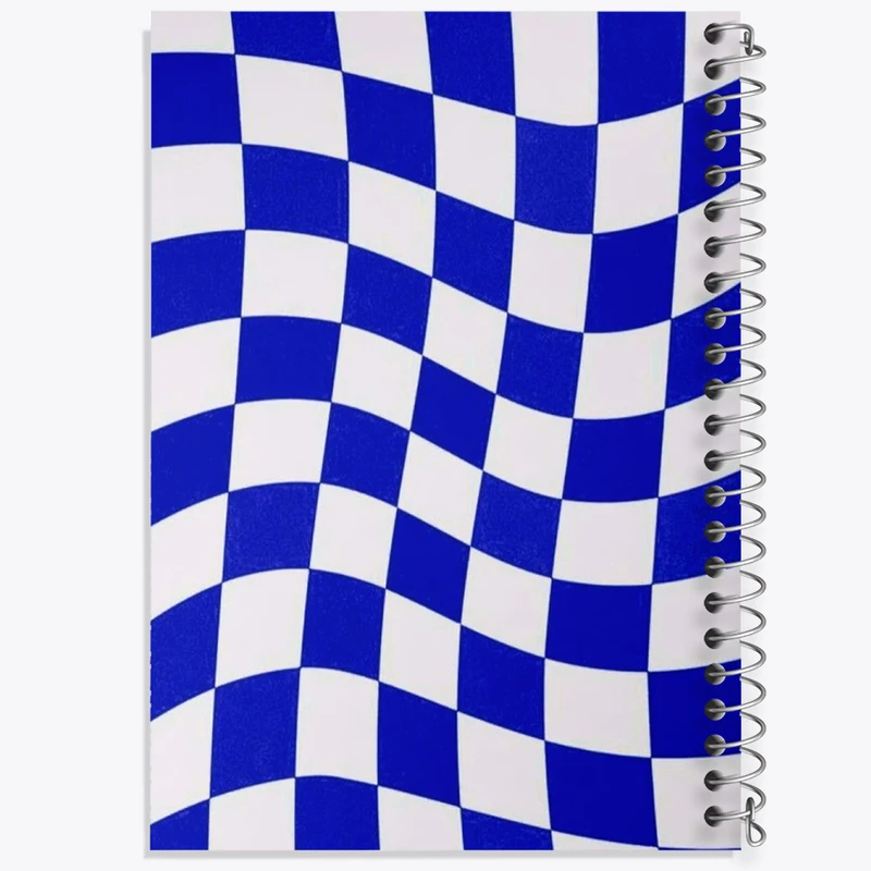 دفتر ژورنال نویسی 50 برگ خندالو مدل نقطه ای طرح چهارخونه کد N2763