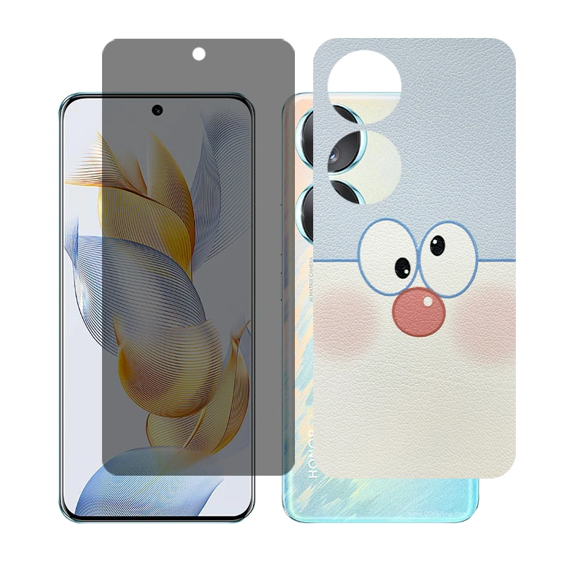 محافظ صفحه نمایش حریم شخصی گلس مدل Together مناسب برای گوشی موبایل آنر 90 به همراه برچسب پوششی پشت گوشی