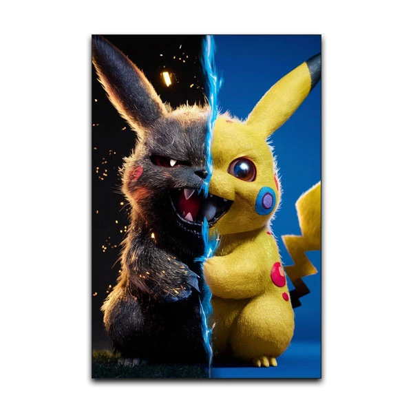 تابلو شاسی گوفی مدل پوکمون پیکاچو طرح Pikachu کد BY47